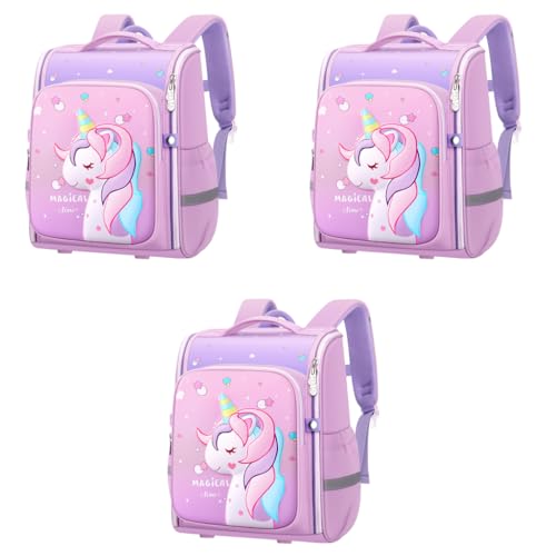 PALAY® Unicorn Backpack for Kids Girls Stylish Durable Water-Resistant Shoulder School Bags 6-12 Years Old Birthday Rakhi Gift Purple 3 PCS PALAY® Unicorn Backpack for Kids Girls Stylish Durable Water-Resistant Shoulder School Bags 6-12 Years Old Birthday Rakhi Gift Purple 3 PCS
